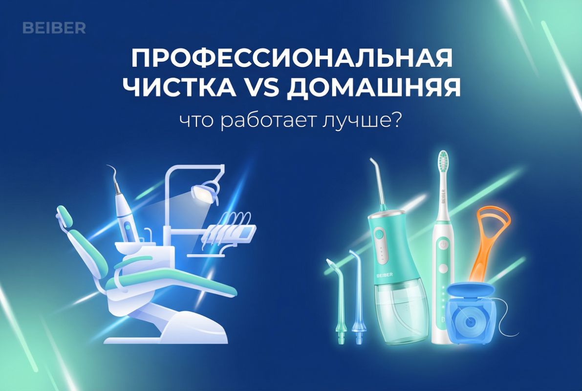 Профессиональная и домашняя чистка зубов: что действительно важно?