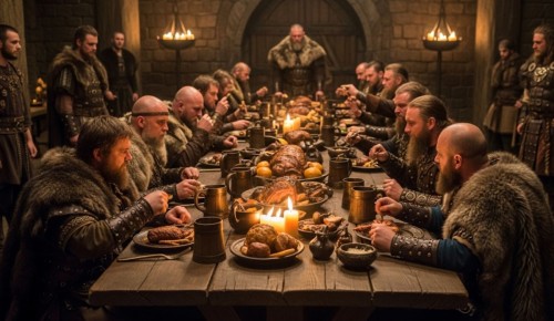 Кулинарные традиции викингов: что действительно ели и пили морские завоеватели