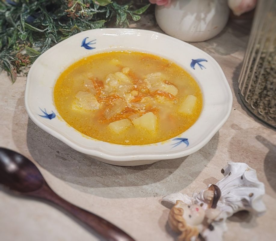 Вегетарианский суп с белой фасолью и тахини: гармония вкусов в каждой ложке