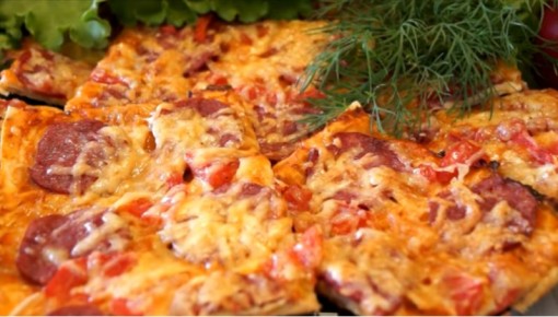 Пицца за 20 минут: Лаваш как идеальное решение для быстрого перекуса