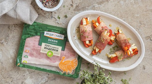 Яркие рулетики из овощей с индейки: вкусно и полезно