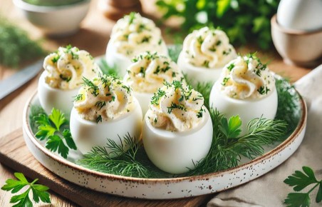 Фаршированные яйца: яркие закуски для вашего праздничного стола