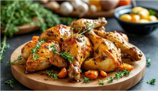 Запеченная курица с яблоками: простой рецепт для праздничного стола