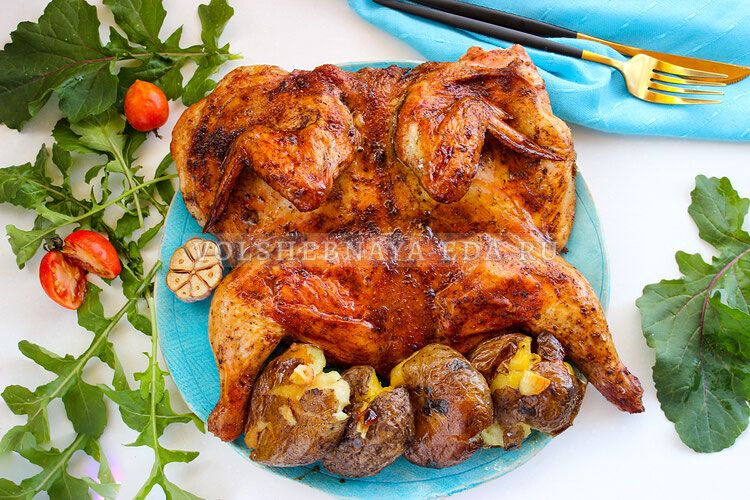 Непревзойденная запеченная курица с хрустящей корочкой