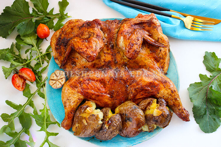 Непревзойденная запеченная курица с хрустящей корочкой