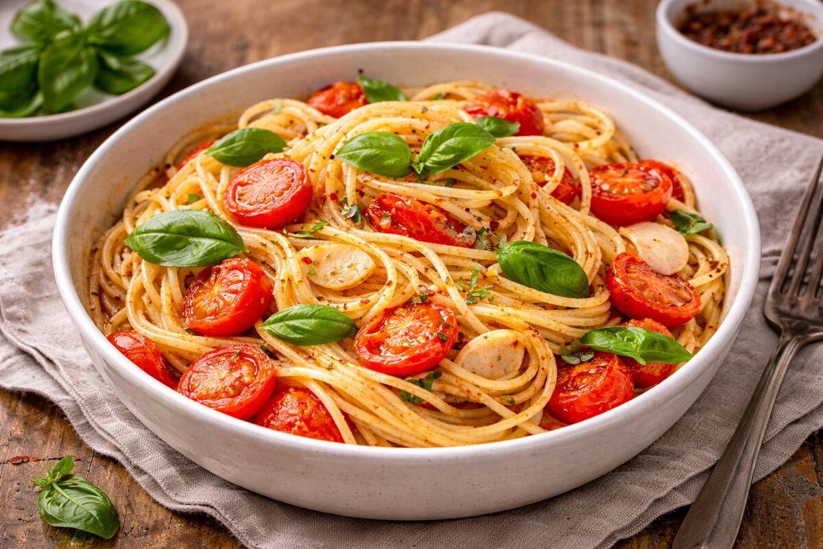 Простые спагетти: идеальный ужин за 15 минут