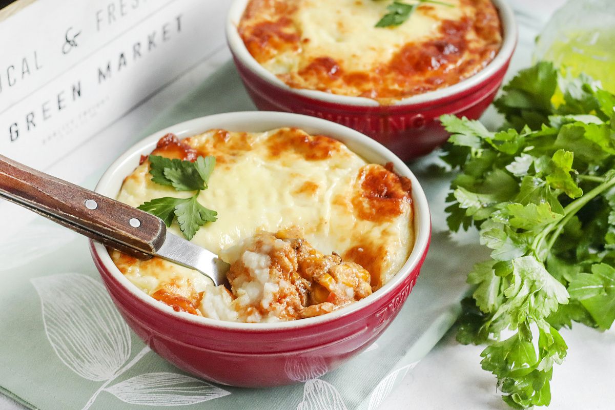 Непревзойденный картофельный гратен с курицей и грибами