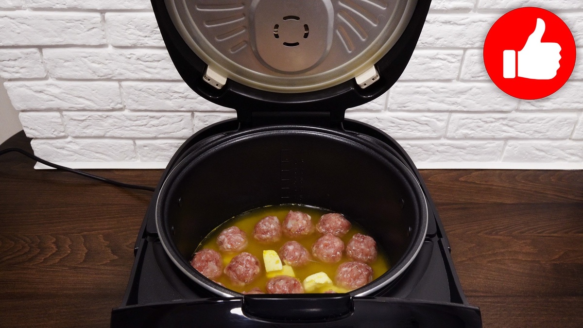 Вкусный обед за 40 минут: Булгур с мясными фрикадельками в мультиварке