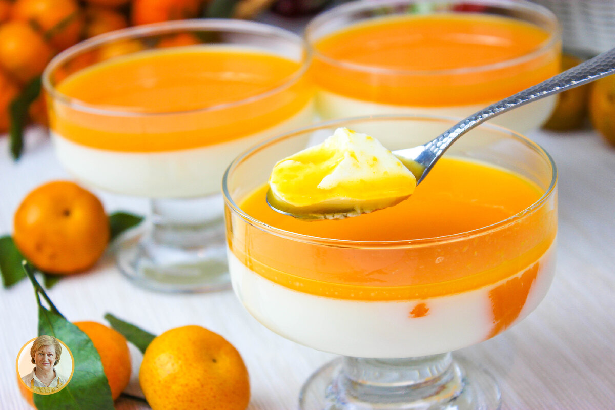 Панна-котта с мандариновым соусом: нежный десерт для вашего стола