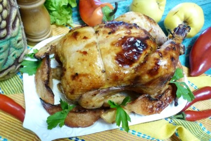 Курочка с айвой: яркое сочетание вкуса и аромата