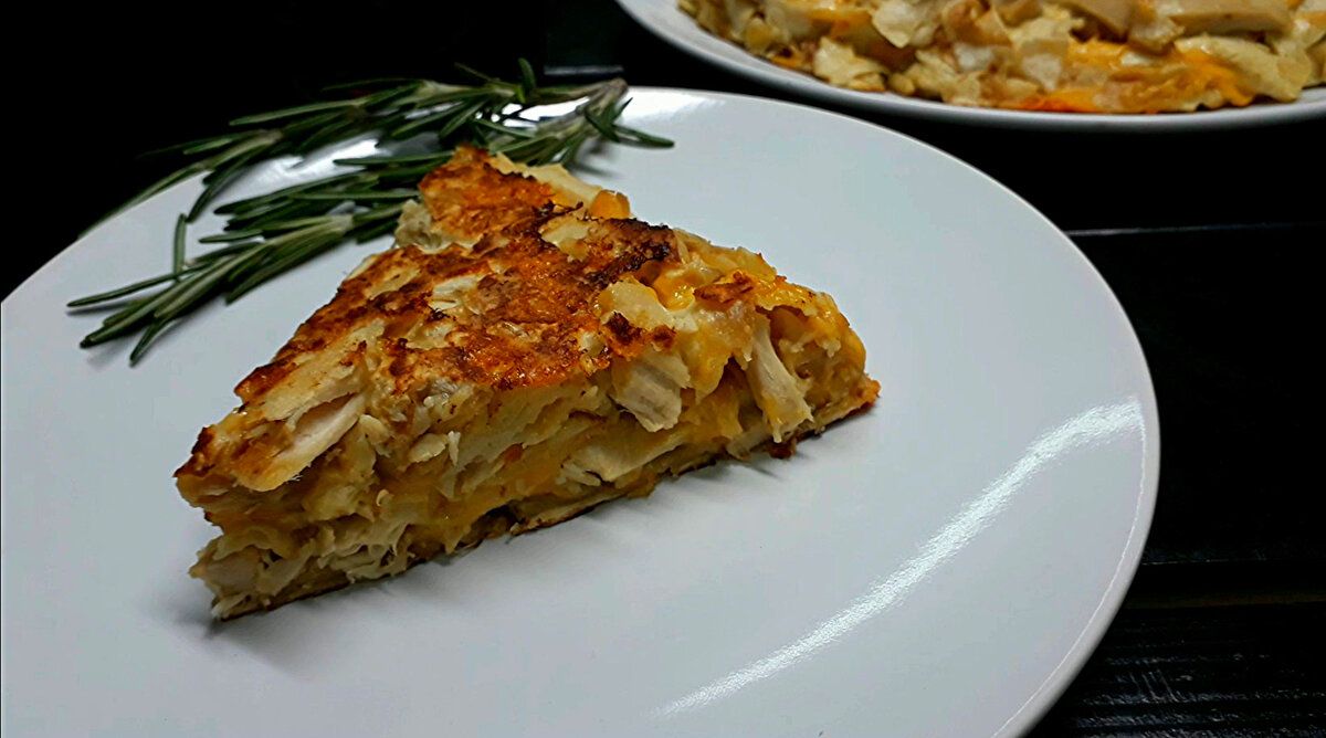 Легкий куриный пирог за 15 минут: идеальный ужин без хлопот