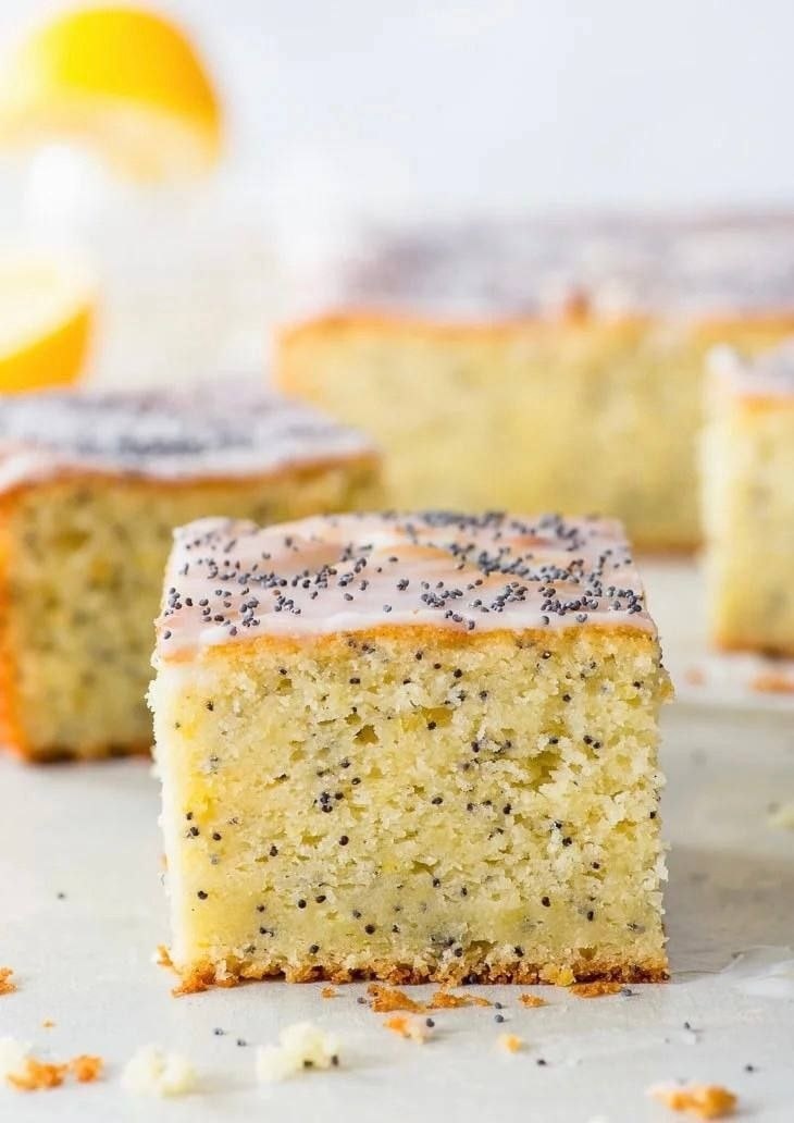 Тонкий лимонный пирог с маком: легкость и свежесть в каждом кусочке