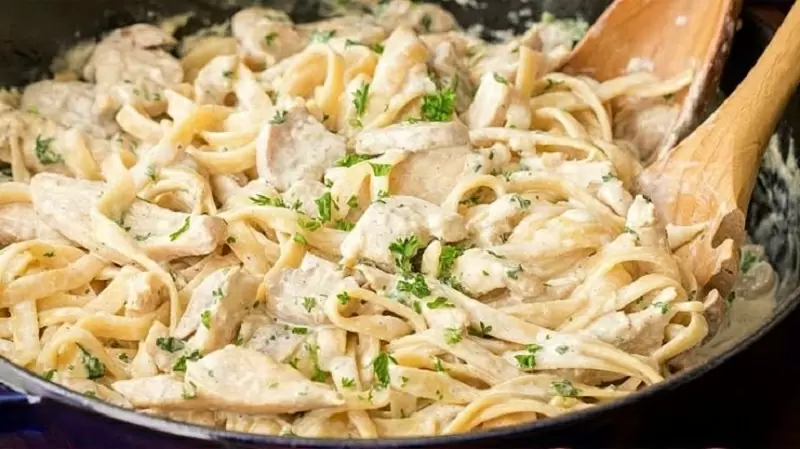 Кремовая паста с курицей и грибами: секреты изысканного ужина на домашней кухне