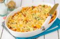 Необычная овощная запеканка с кабачками и куриным фаршем